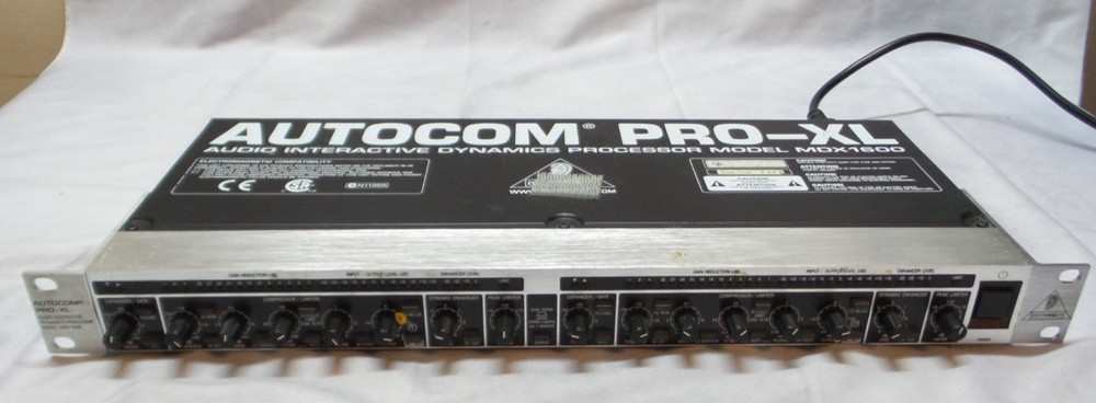 Behringer MDX1600 Autocom Pro-XL Audio Interactive Processor - USED/WORKS