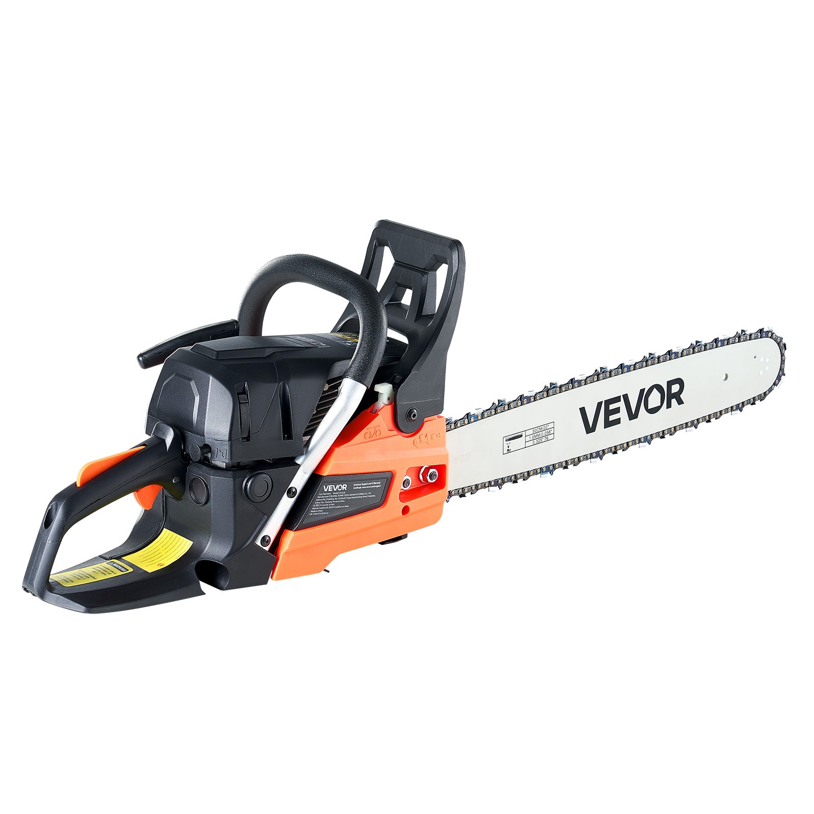 VEVOR 62cc Gas Chainsaw 3.8 HP Gas Powered 20 inch Chainsaw For Wood Cutting