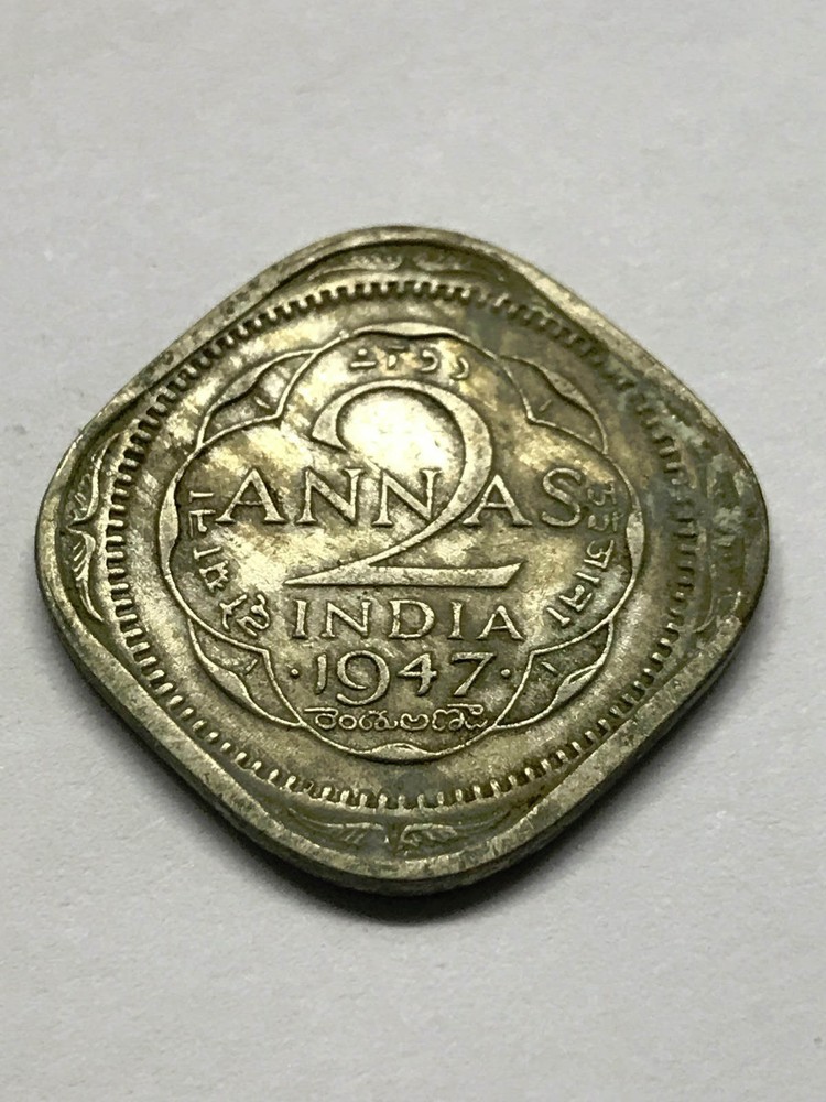 1947 India 2 Annas Fine+ #10059