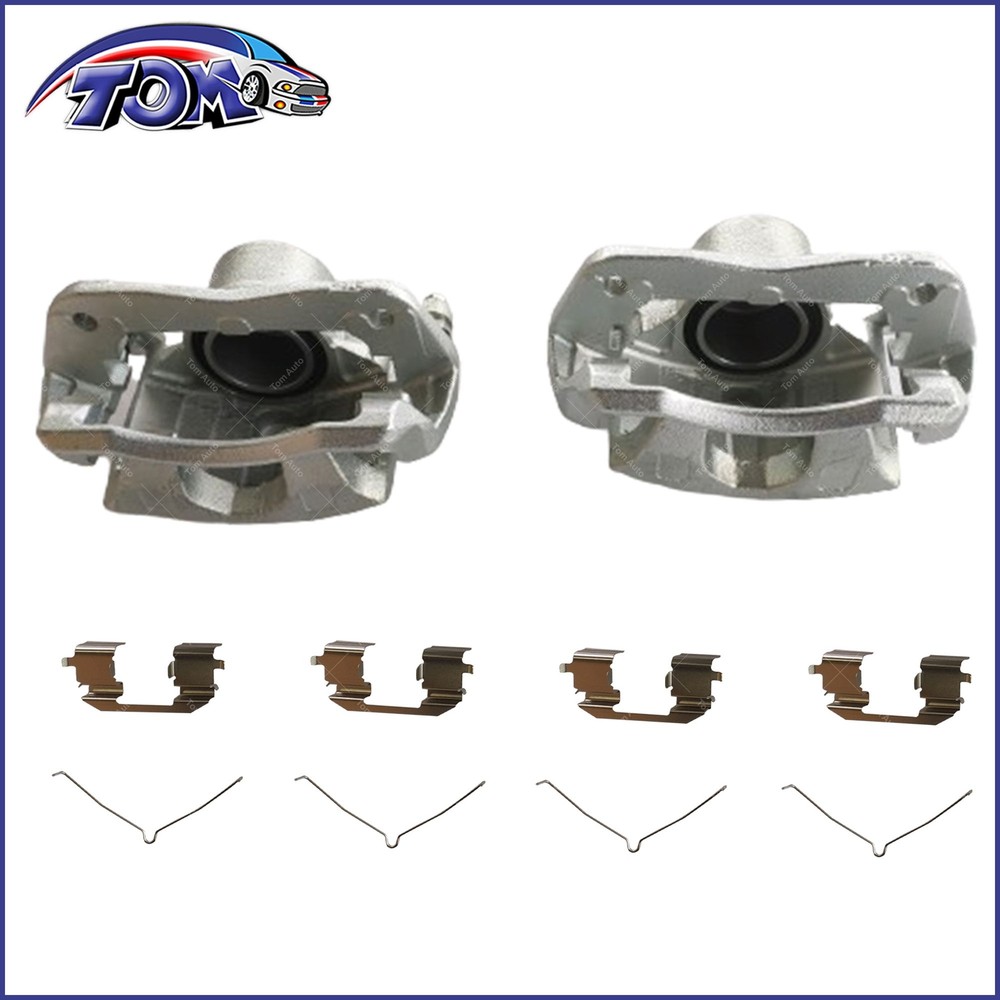 Front Brake Calipers w/ Bracket Pair 2 for Honda CR-V Element 2.4L 2003-2011