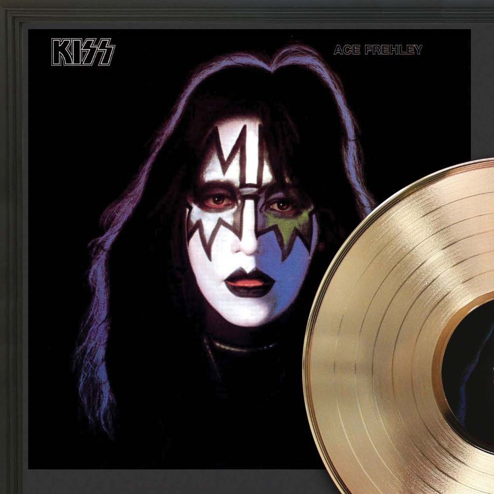 Ace Frehley KISS Gold or Platinum Framed Record Display