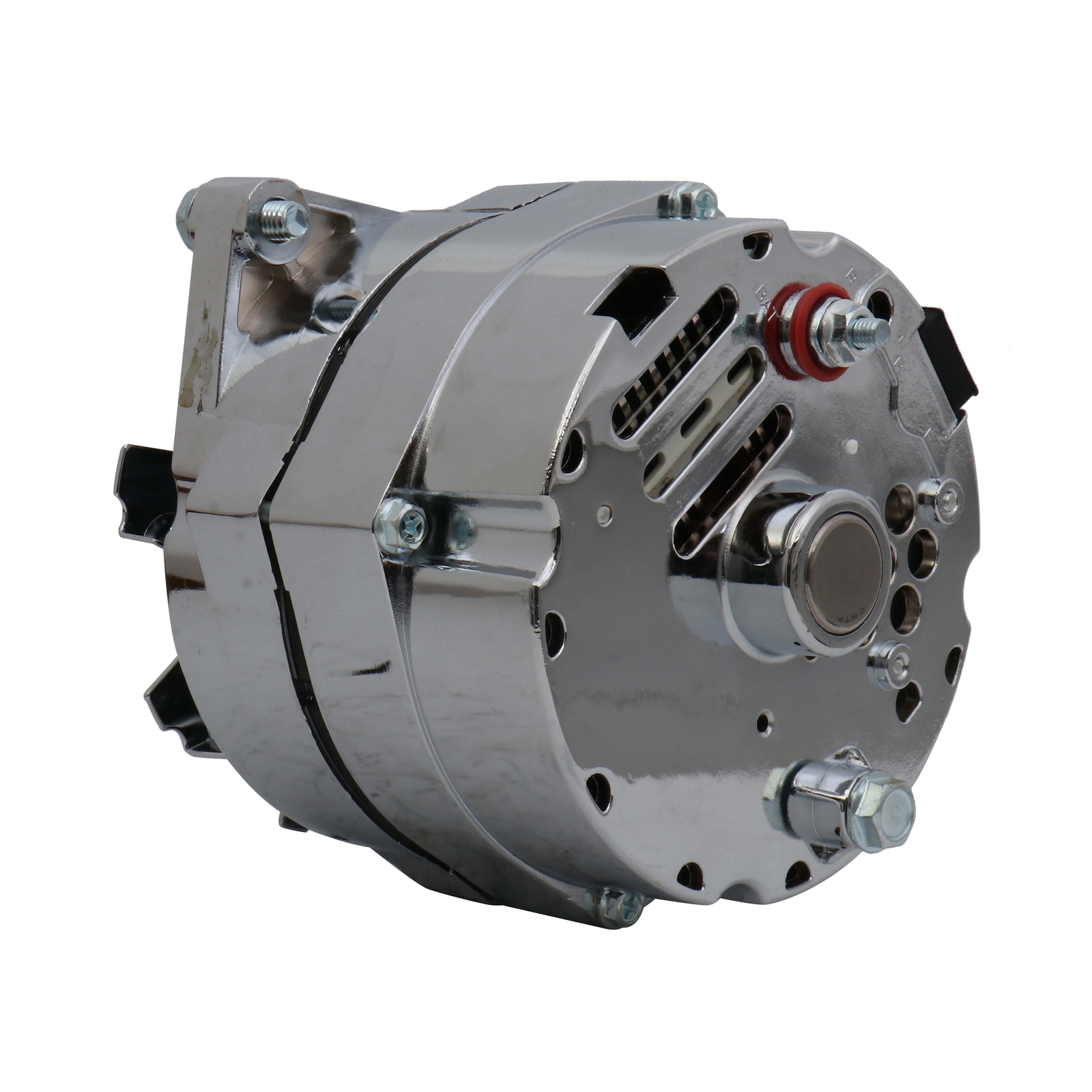 Alternator For 110Amp Chrome 1 Wire Self Exciting Street Rod GM 305 350 BBC SBC