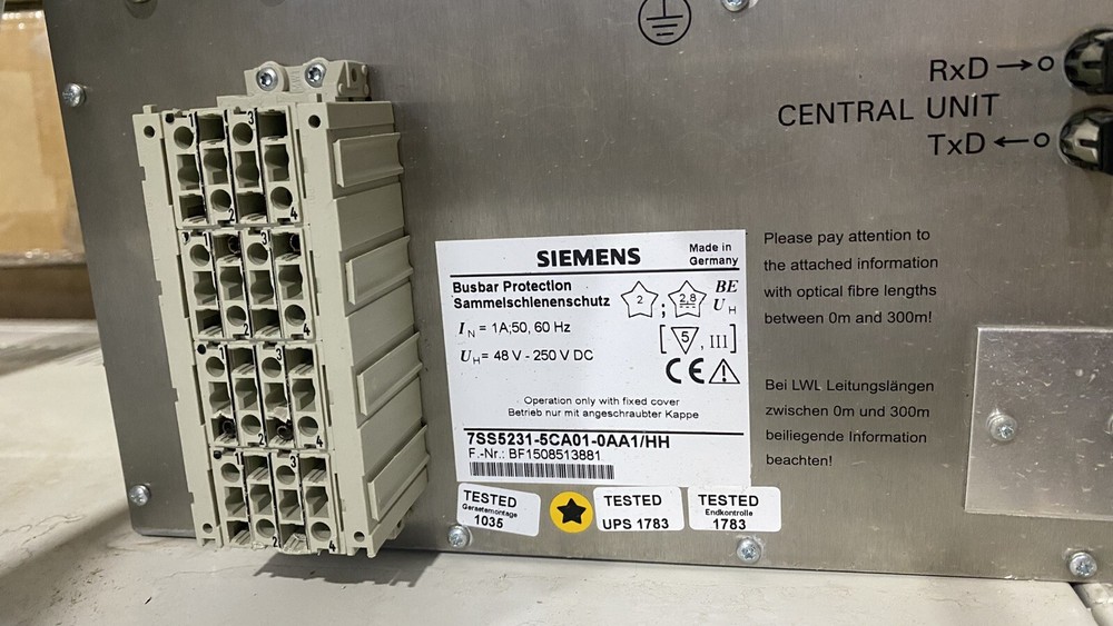 Siemens Siprotec 7SS52