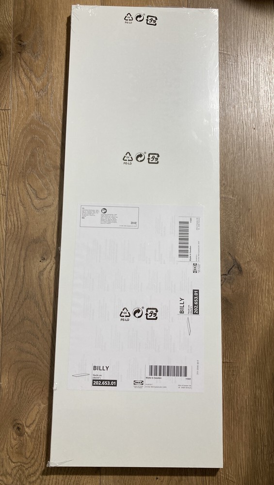 Ikea BILLY ONE Extra Shelf WHITE 30 x 10" 202.653.01 ((Old Better Version)) New