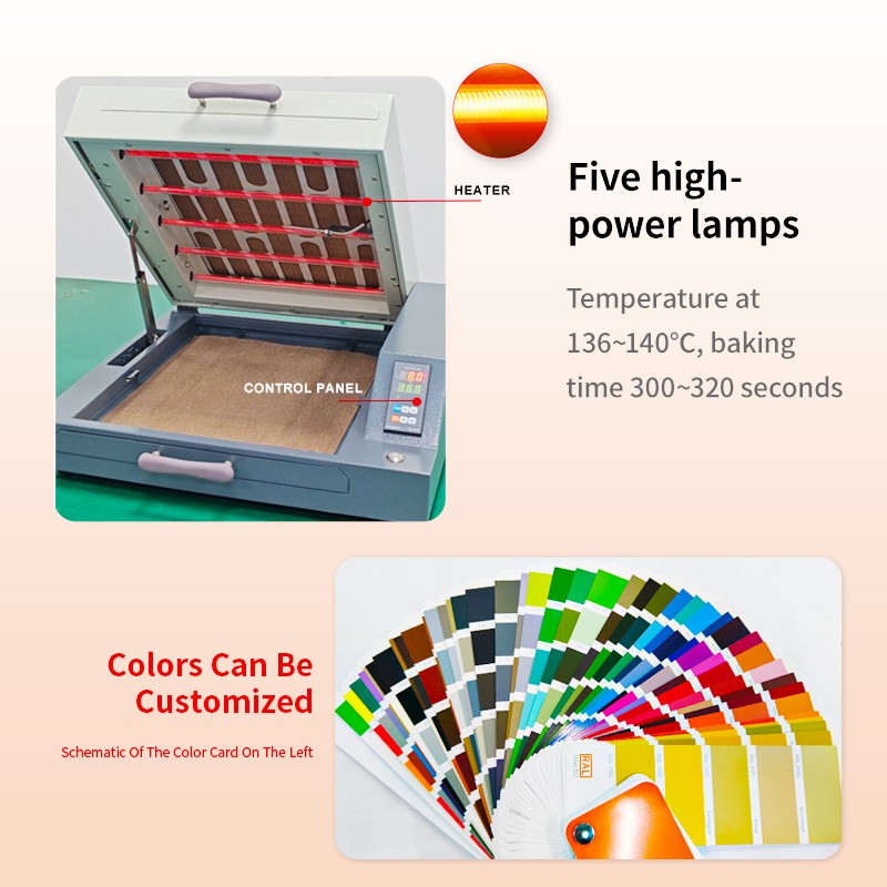 A3-DTF Double Layer Oven Double Baking Fast Drying & Heating Efficient Drying