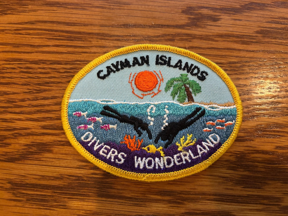 Cayman Island Diver Wonderland patch