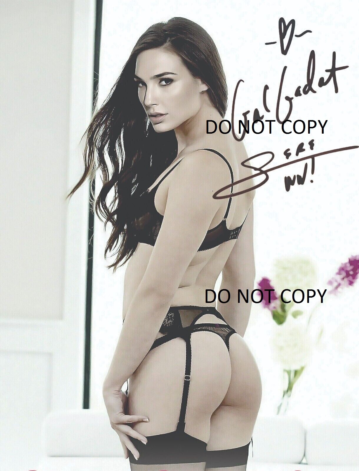 GAL GADOT - WONDER WOMAN Autographed Signed 8x10 reprint Photo #3 !!