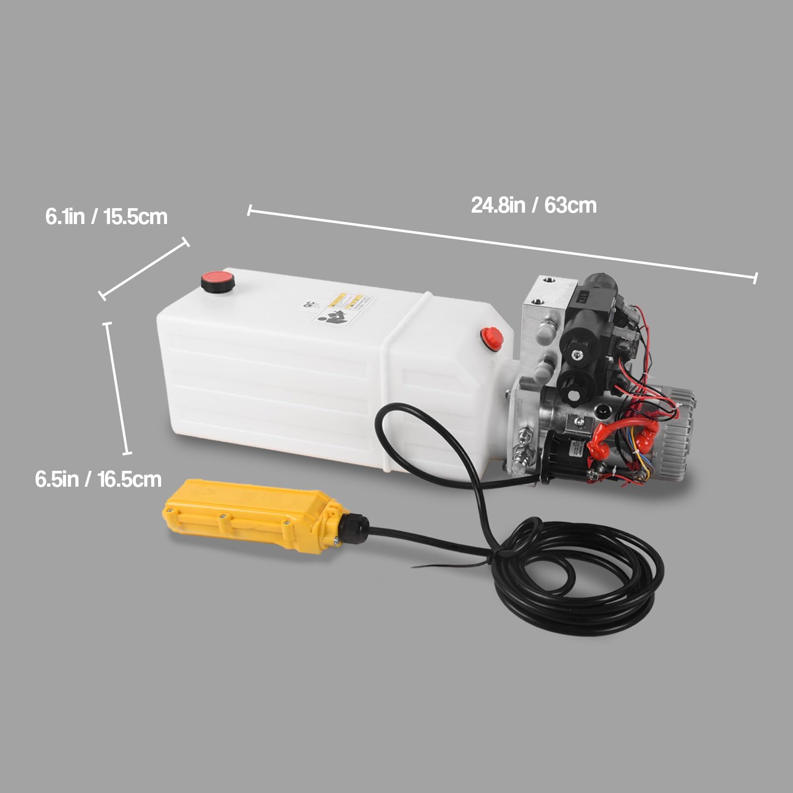 8 Quart Hydraulic Pump 12V DC Hydraulic Power Unit Double Acting Hydraulic Pump