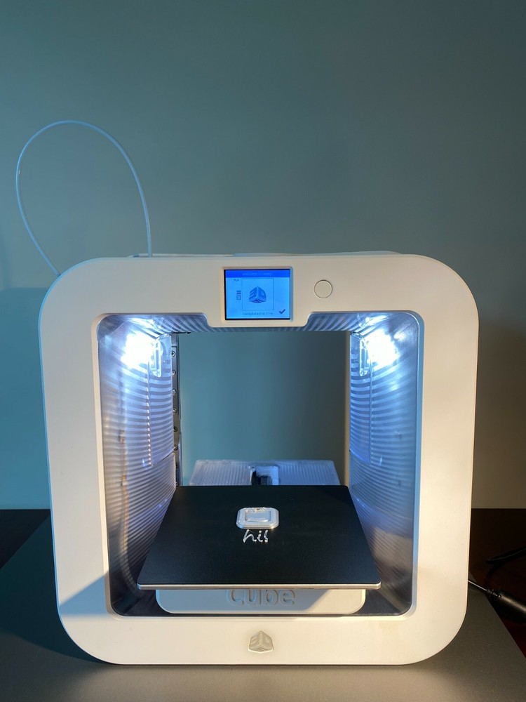 Cube 3rd Generation 3D Systems Printer Open Source Conversion Cartridge Silk PLA