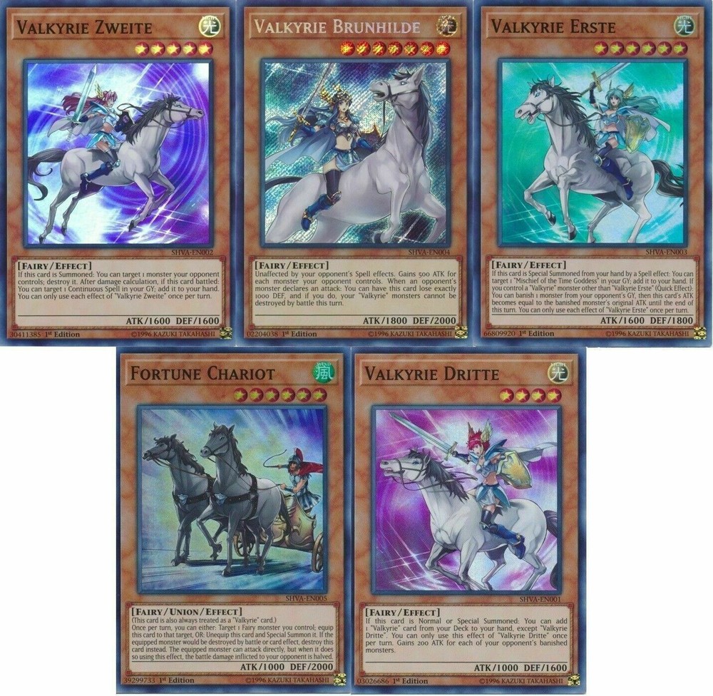 Yu-Gi-Oh Complete Zigfried Complete Deck - Valkyrie + Extra Bonus