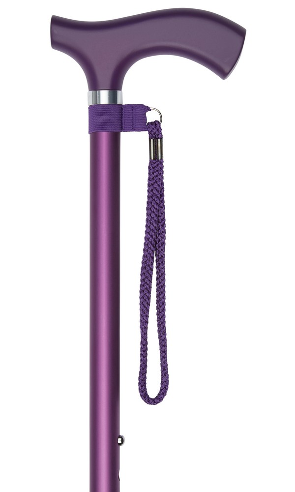 Adjustable Height Walking Cane in Purple  Design