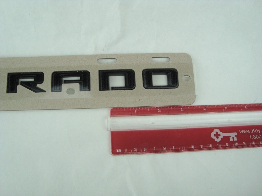 2 Chevrolet Silverado Script Emblems OEM 07-19 15129652 Black 1500 2500 3500 A2