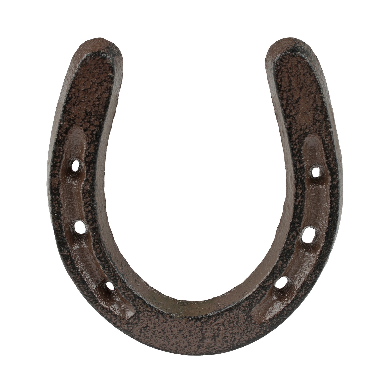Small Lucky Horseshoe Cast Iron Rustic Decor 3 3/4 x 3 3/8 inch Custom Work