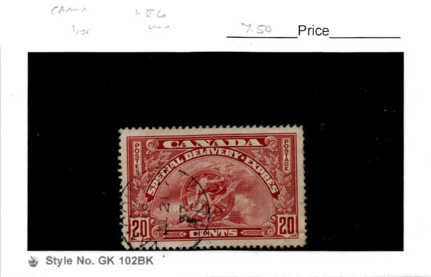 Canada, Postage Stamp, #E6 Used, 1935 Special Delivery (AG)
