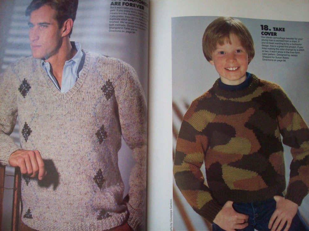 Premier Issue 1985 Knitting with Simplicity patterns sweaters 30 designs