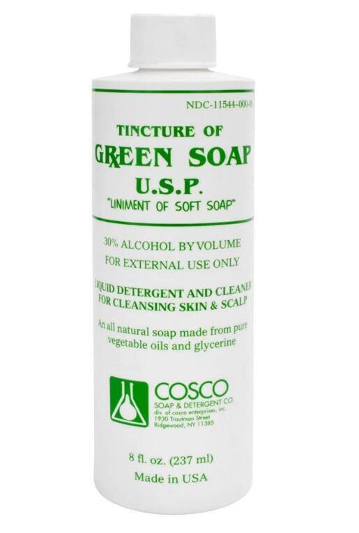 8 oz. Bottle Cosco Green Soap Tincture Tattoo Ink Wash and 8 oz. Diffuser Bottle