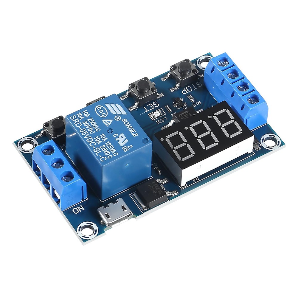 Coliao 4pcs DC 6-30V Timer Relay Programmable Delay Module as shown
