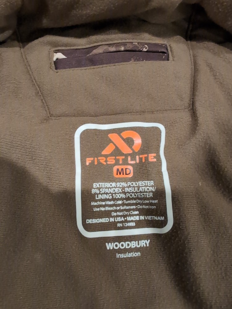 First Lite Woodbury Jacket Cipher Medium Excellent! Free Shipping!!