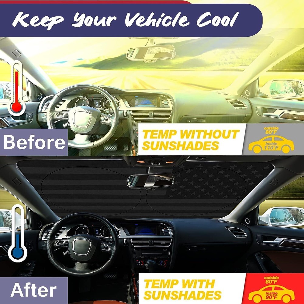 Foldable Auto Car Windshield Sun Shade Shield Cover Visor UV Block Protector