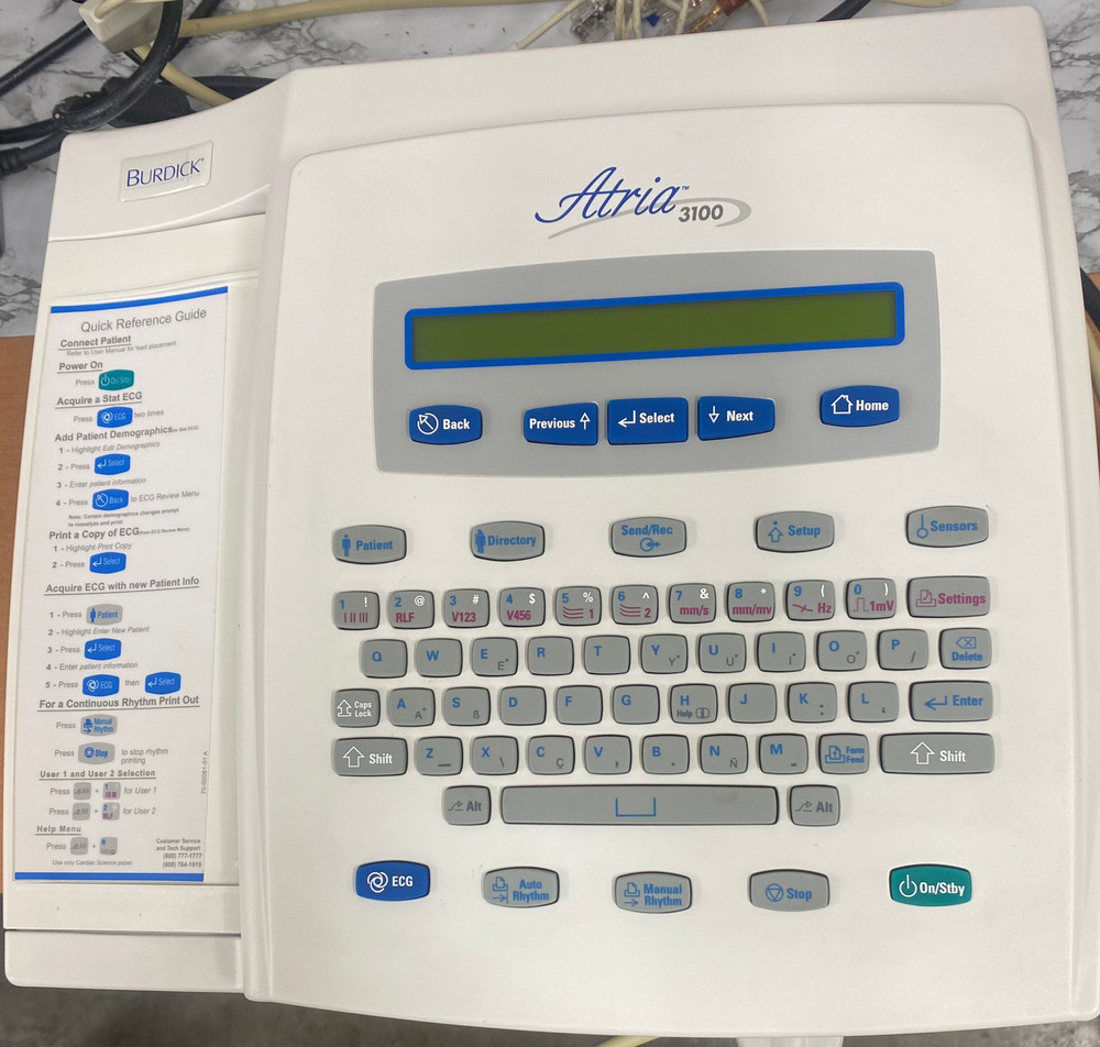 Burdick Atria 3100 ECG Machine