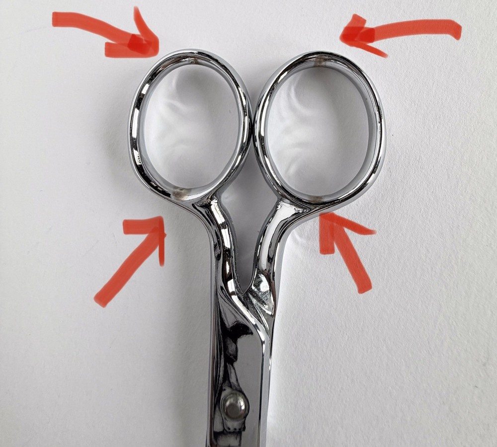 Gingher Scissors 4 in Rounded Pocket Shears Blunt Tip G-4PS