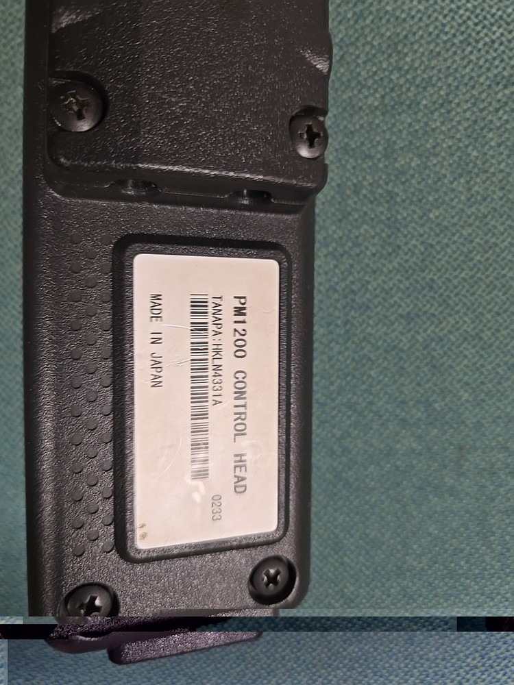 MOTOROLA PM1200 CONTROL #5