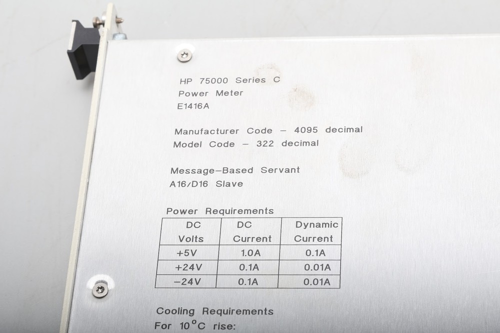 HP E1416A Single Channel VXI Power Meter - Fair Condition