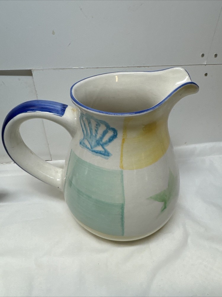 Atico International pitcher beach theme in pre-owned condition 