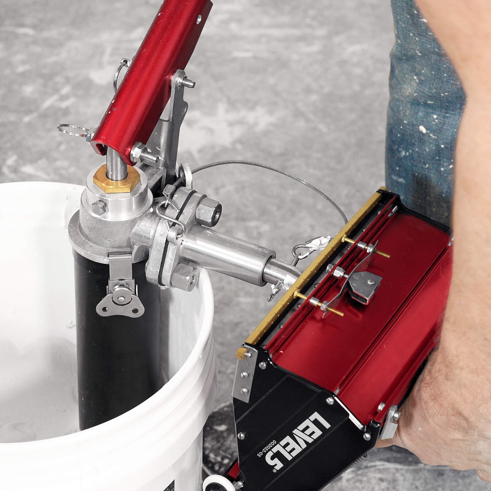 LEVEL5 Drywall Tools Compound Loading Pump | FREE BOX FILLER VALVE | 4-771