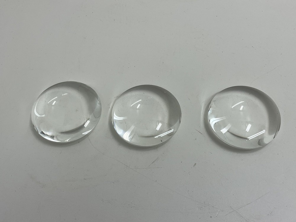Three Magnifying Lenses