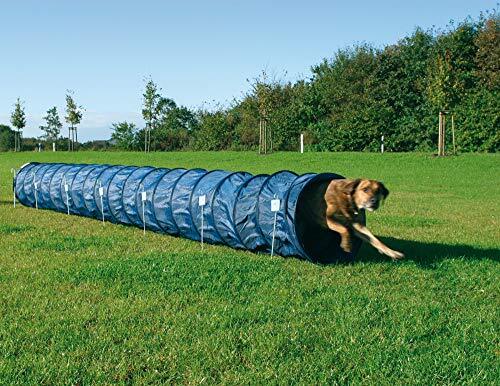 Dog Agility Tunnel 16.5' Portable Dog Training Tunnel Obedience Exercise Equi...