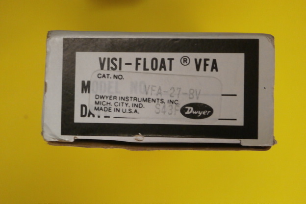 DWYER VFA-27-BV SERIES VFA VISI-FLOAT FLOWMETER