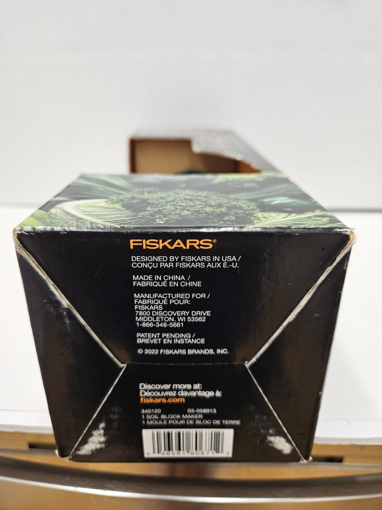 FISKARS Soil Block Maker Eco-Friendly Seedling Starter Garden