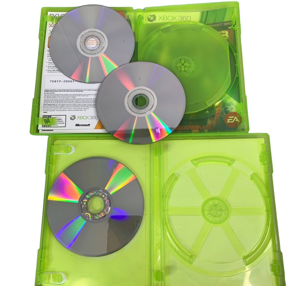 Microsoft Xbox 360 Kinect Sensor Model 1473 + 5 Games