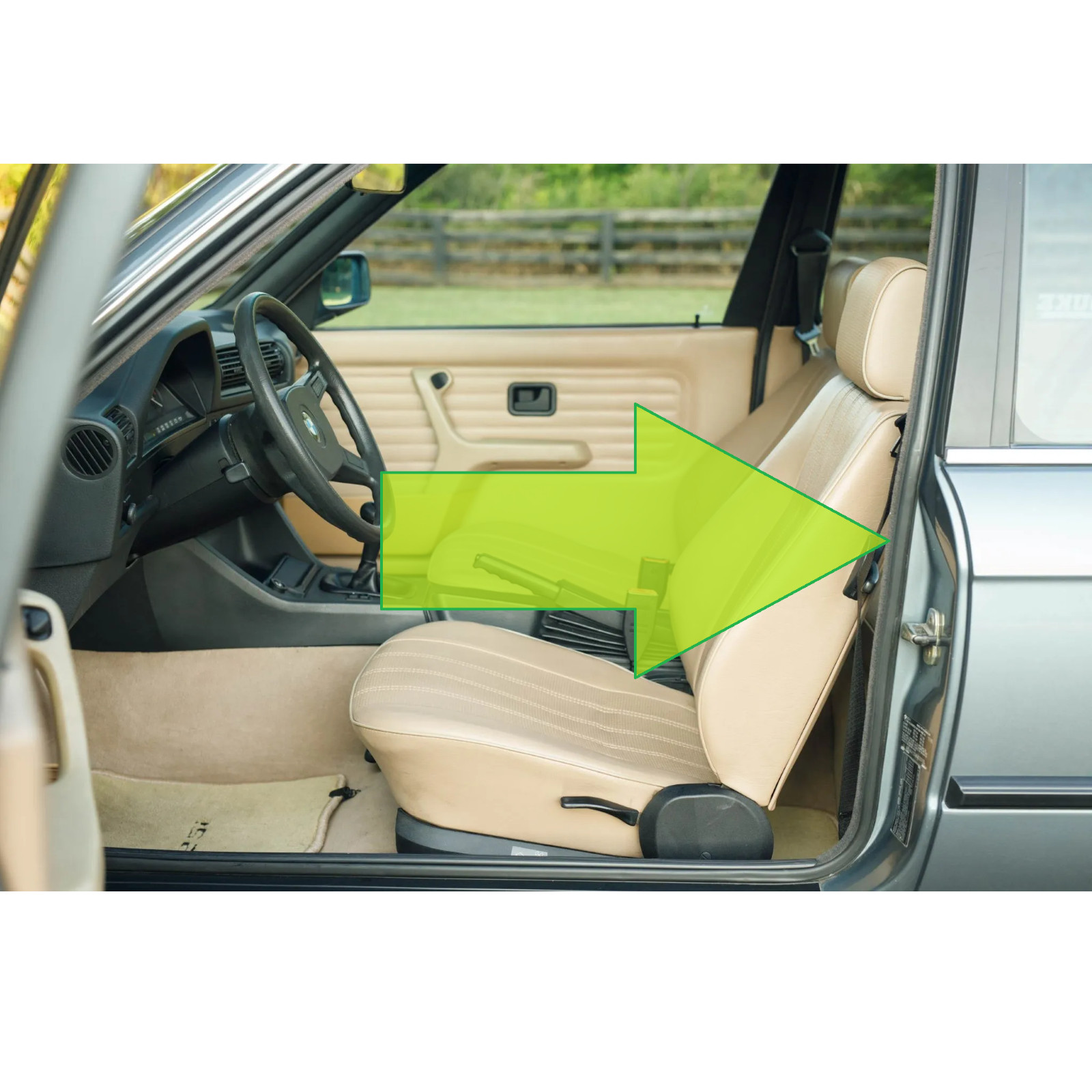 BMW E30 3 Series 2-Door Coupé 3 Piece Rubber Weatherstrip Set for Doors & Trunk