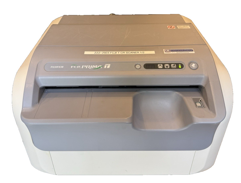 Fuji Prima T CR Reader w/ FDX Computer (Windows 10) & Two Cassettes - DOM 2011