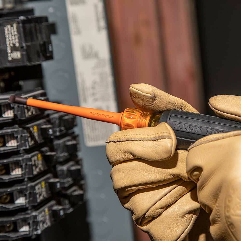 Klein Tools 33734INS Slim-Tip Insulated Screwdriver, 4-Piece Set