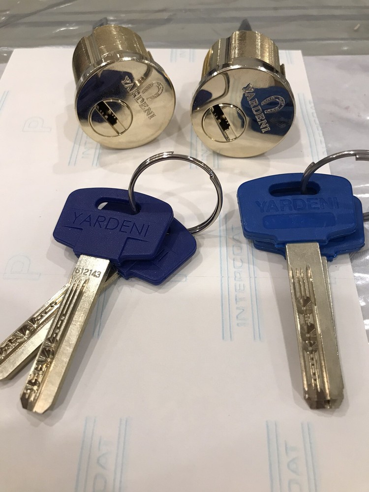 Yardeni   2 High-security Cylinders. Key Alike. Multi- Lock Type. Pick Resistant