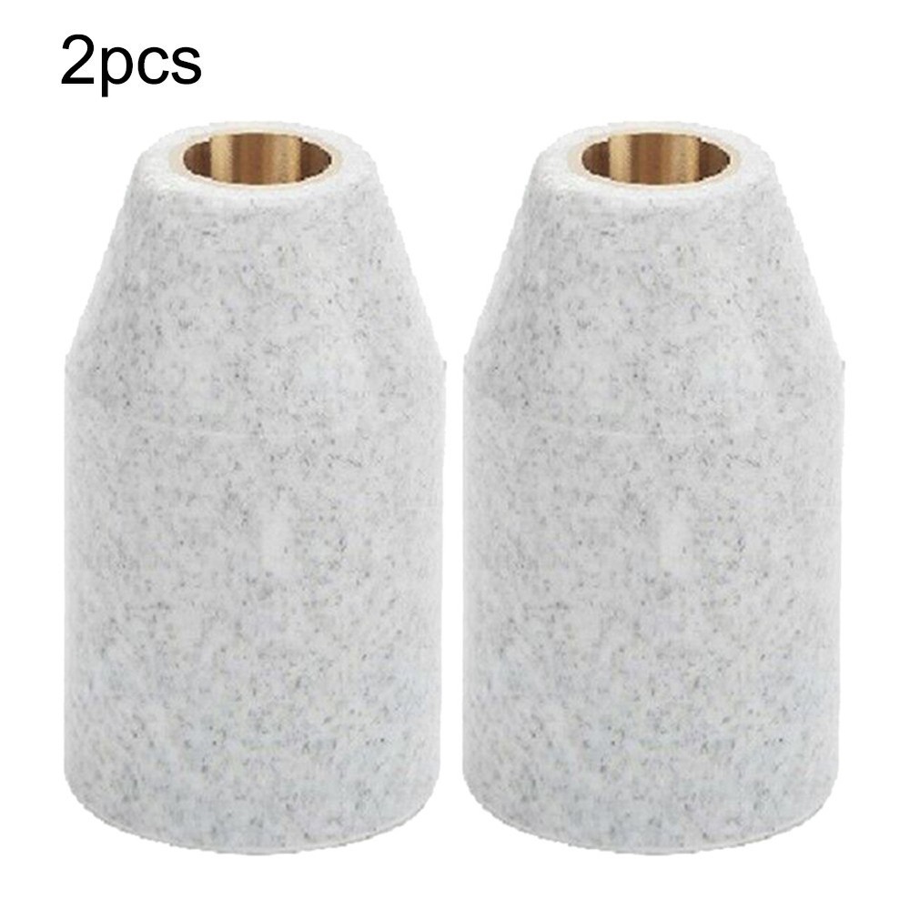Reliable 2pcs Ceramic Shield Cup Set for Thermal Dynamics Plasma Torch