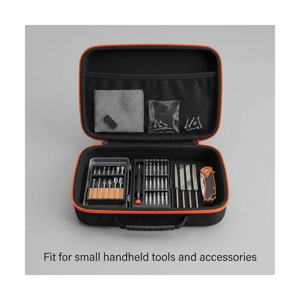 QWORK Compact Tool Storage Case 33×22.5×9cm – Shock‑Resist