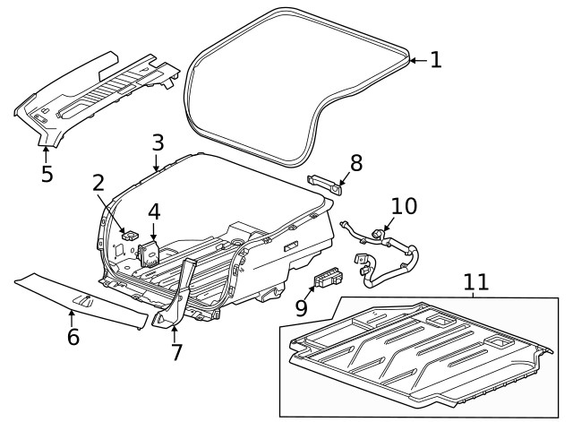 Genuine GM Side Shield 85158537