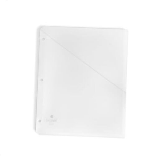Organized Up Poly Translucent Slash File Jacket, Office Clear, 10 Count