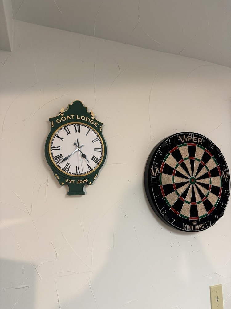 Personalized Golf Wall Clock - Custom Name & EST. YEAR