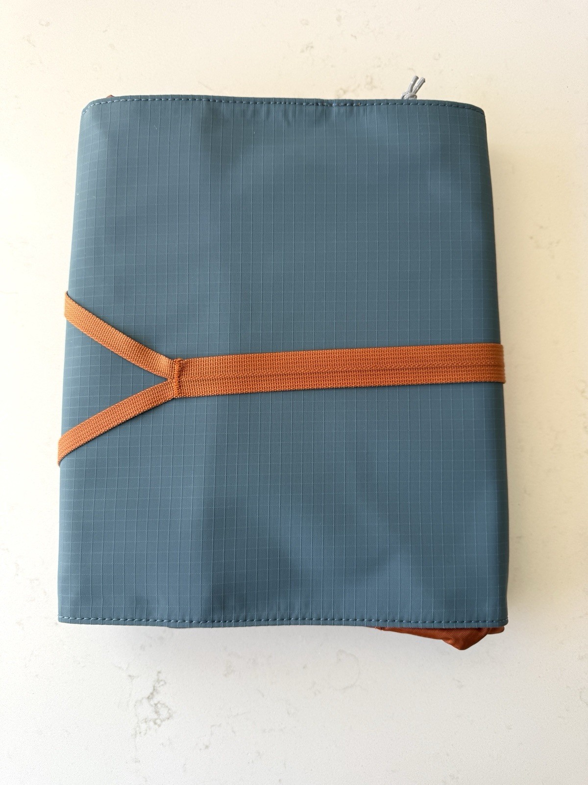 REI Co-op Hanging Toiletry Bag Orange Blue Travel Organizer Shower Roll - *READ*