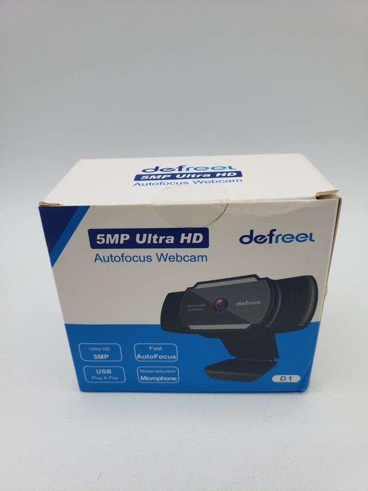 Defreel 5mp Ultra HD autofocus Webcam D1