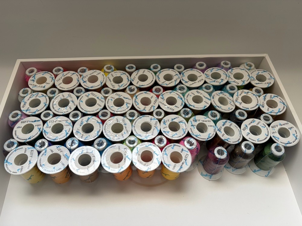 Simthread Embroidery Polyester Thread - 76 Colors NEW 550Y