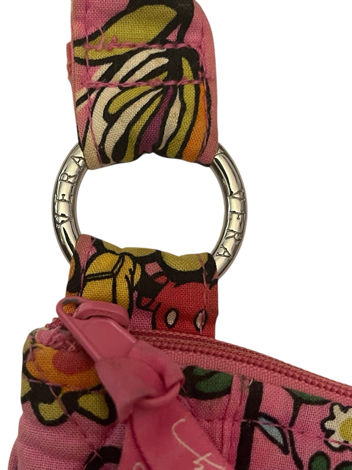 DISNEY VERA BRADLEY Mickey Minnie Just Mousing Around 11” Pink Hipster Crossbody