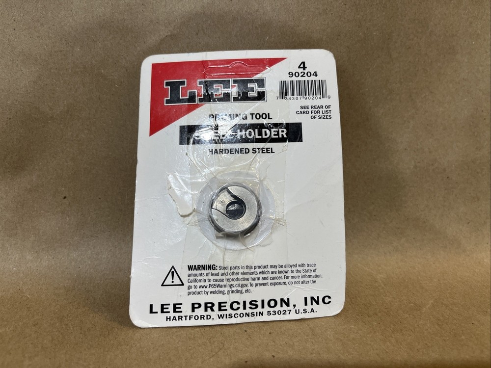 Lee Reloading Priming Tool Shell Holder #4 - 90204 NOB
