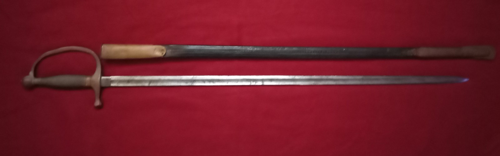 ORIGINAL HORSTMANN CIVIL WAR MUSICIAN NCO SWORD WITH SCABBARD EMERSON BLADE