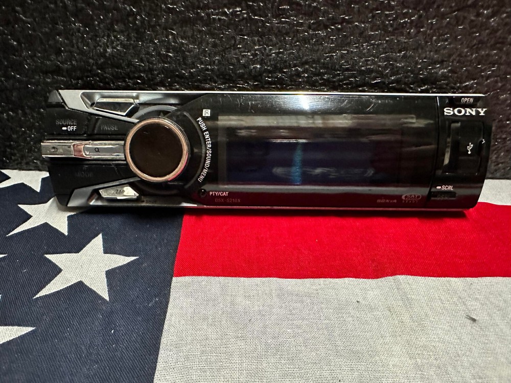 sony dsx-s210x faceplate